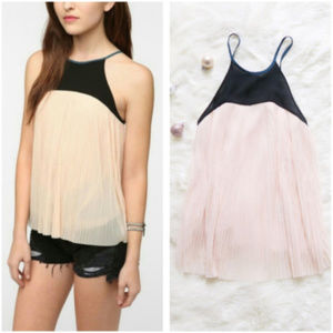 Urban Outfitters Pleated Cami Pleated Top XS
